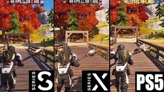 Series S vs. Series X vs. PlayStation 5 | Fortnite Chapter 4 Graphics Comparison & FPS Test