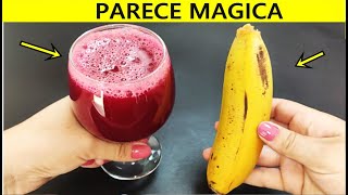 ACABA COM A ANEMIA, FRAQUEZA, MELHORA VISÃO E A PELE! - BETERRABA E BANANA