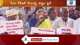 వైఎస్ షర్మిల పాదయాత్ర: తెలంగాణ వార్తలు | YSRTP | ZEE తెలుగు వార్తలు