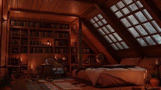 Thunderstorms Sounds with Heavy Rain - The Hidden Attic Ambience - 8 Hours