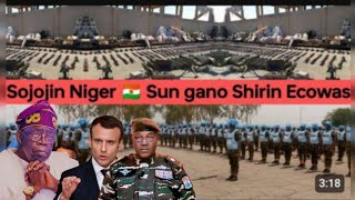 Tirkashi France 🇨🇵 Tayi Nasara Akan Kasar Niger 🇳🇪 Sojojin Niger Sun Gano Shirin Ecowas Zata Kawo