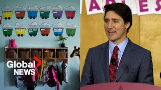 Trudeau, Premier Eby say child-care affordability plan saving BC residents thousands per year | FULL