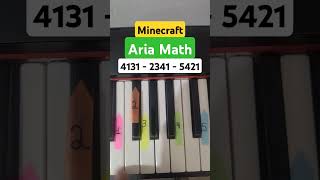 Aria Math – Easy Minecraft Piano Tutorial 🎹✨