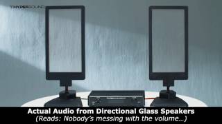 HyperSound Glass – The World’s First Transparent Directional Speakers