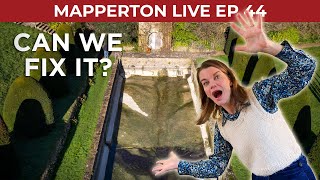 Can we fix it?? 18th CENTURY SWIMMING POOL RESTORATION | Ep 44