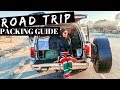 HOW TO PACK YOUR BAG & CAR FOR A LONG ROAD TRIP