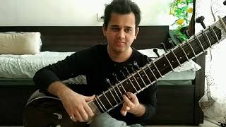 Sitar cover - Mere Mehboob Qayamat Hogi by Sushant