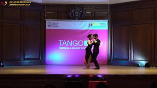 UK Tango Championship Finalists - Stage: Fotis Kakkiou \u0026 Florentia Elli Mouschounti