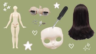 disassembling and carving my first blythe doll ☆