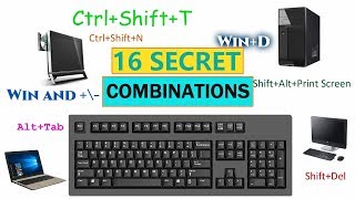 16 Secret Combinations on Your Keyboard
