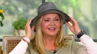 Physician Endorsed Convertible Western Electra Sunhat w/Trim on QVC