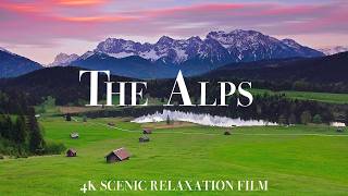 The Alps 4K - Scenic Relaxation Film With  Piano Music