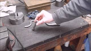 Make a small 1/2" socket wrench from a junk speed brace