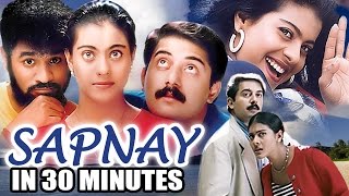 Hindi Romantic Movie | Sapnay | Showreel |  Kajol | Prabhu Deva | Arvind Swamy