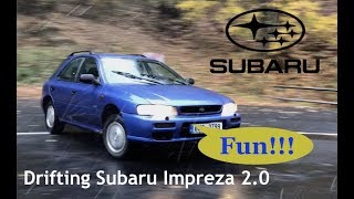 Drifting Subaru Impreza 2.0 1998 + POV test drive