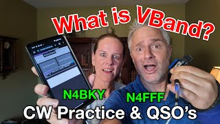 Morse Code CW in a Browser or Phone with VBand !!!
