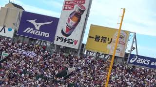 京都成章の応援 神村学園vs京都成章 2017年8月14日 阪神甲子園球場 第99回全国高校野球選手権大会 夏の高校野球