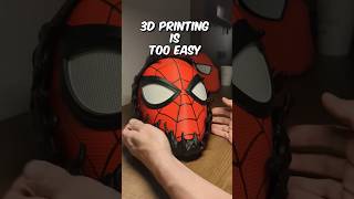 3D printing is crazy easy now! #3dprinting #spiderman #cosplay