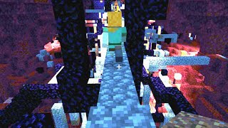 世界規模で荒れたワールド『2B2E』のネザーハイウェイを走る【Minecraft 統合版2B2T】