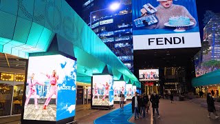 [4K HDR] 강남 코엑스몰에서 선릉역과 테헤란로 따라서 강남역 까지 랜선여행 | 강남거리 Gangnam Street Walking in Seoul