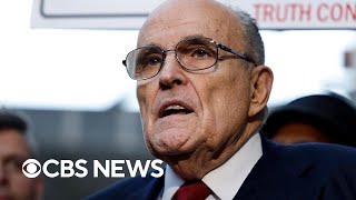 Rudy Giuliani files for bankruptcy in wake of $146M defamation award