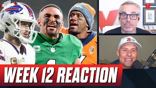 Reaction to Bills-Eagles, Browns-Broncos, Chiefs-Raiders, Ohio State-Michigan |