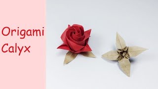 How To Make an Origami Calyx | DIY Paper Crafts | DIY Handmade | Homie Craftie