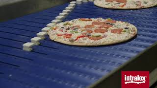 Intralox AIM™ Switch for Pizza Applications