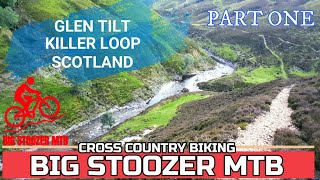 Glen Tilt. KILLER LOOP. Part 1: Blair Atholl To Carn Liath. Glen Tilt mtb. STRAVA ROUTE. 4K GoPro.