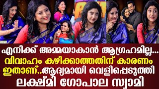 വിവാഹം കഴിക്കാത്തതിന് കാരണം ഇതാണ്..ആദ്യമായി വെളിപ്പെടുത്തി Lakshmi Gopalaswamy