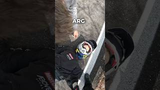 Motorrad crash endet im Heli… #motovlog #supermoto