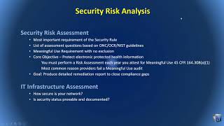 HIPAA Security Risk Assessment