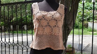 Teje Blusa Alejandra a Crochet