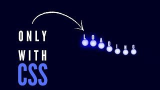 CSS only neon loading animation | easy css creation | css tutorial
