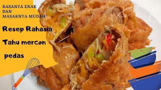 RESEP RAHASIA TAHU MERCON PEDAS || TAHU ISI SAYUR | TAHU JELETOT || TAHU MERCON PEDAS || TAHU MERCON