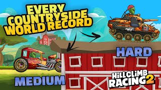 💪🏻⚡Every Countryside World Record Ranked! Hill Climb Racing 2 Adventure Gameplay Compilation