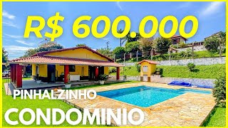 Chácara em Pinhalzinho  - Residencial fechado - R$ 600.000 - Recanto aconchegante