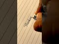 Thinking of you❤️|Handwriting|Calligraphy #youtubeshorts #shortsvideo #shorts