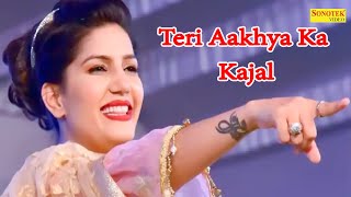 Teri Aakhya Ka Kajal_तेरी आख्या का काजल I Sapna Chaudhary I Nerw Haryanvi Song 2022 I Sonotek Ragni