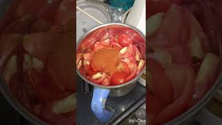 tomato 🍅 instant pachadi pls try it 😁  టొమాటో పేస్ట్ #tirupativlogs# @tirupathi