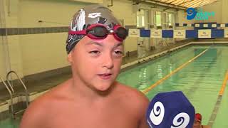 Felipe moyano salió campeón argentino de natación.