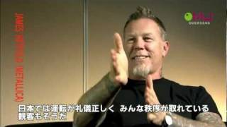 Metallica - James Hetfield - Interview - Japan 2010