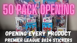 OPENING EVERY PRODUCT from the PANINI PREMIER LEAGUE 2024 STICKER COLLECTION! #premierleague #panini