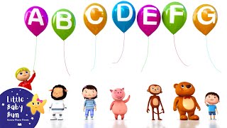 Alphabet Party + More Nursery Rhymes & Kids Songs - ABCs and 123s | Learn with Little Baby Bum