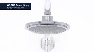 GROHE New Tempesta Cosmopolitan 160 - system natryskowy z przełącznikiem do montażu ściennego