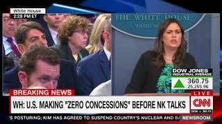 Huckabee Sanders slams media's coverage of North Korea during Winter Olympics