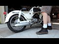 honda ca95 benly beach cruiser sat for 10 years starts up