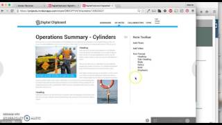 Digital Clipboard Presentation