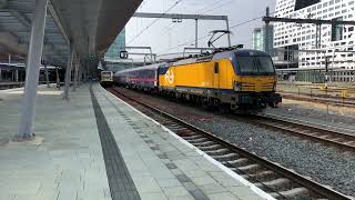 NS Vectron 193 263 'NS FLOW' + Nightjet 402 | Utrecht CS - 4K