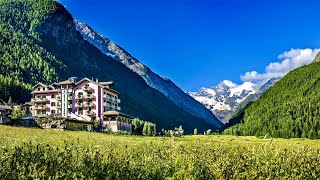 Bellevue Hotel & Spa, Aosta Valley (Italian Alps): full tour (SPECTACULAR location)